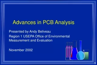 Advances in PCB Analysis