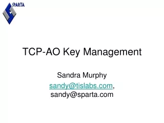 TCP-AO Key Management