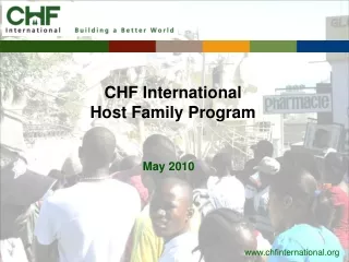 CHF International Host Family Program