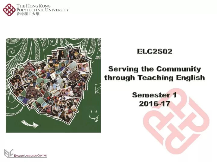 elc2s02 serving the community through teaching