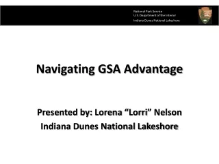 Navigating GSA Advantage