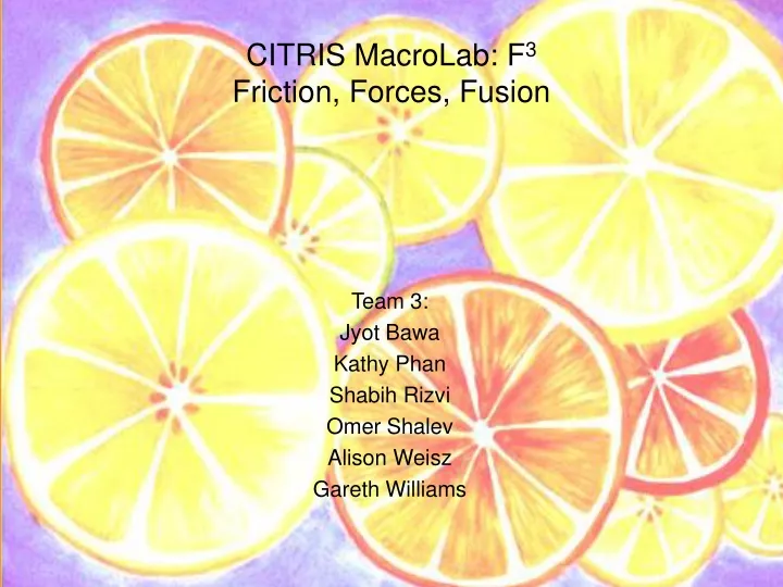 citris macrolab f 3 friction forces fusion