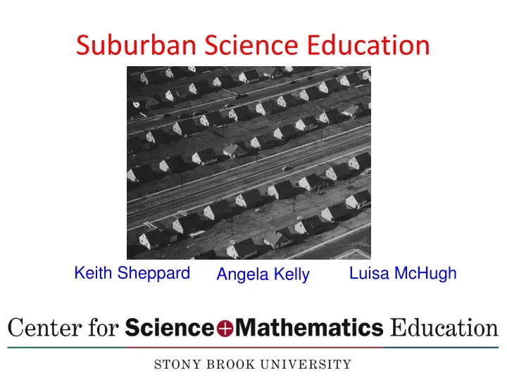 suburban science education