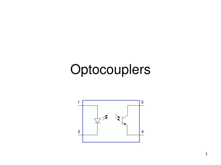 optocouplers