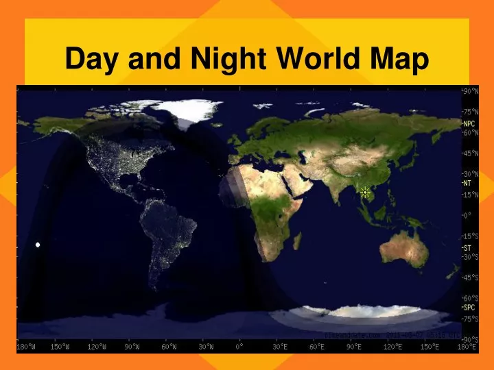 day and night world map