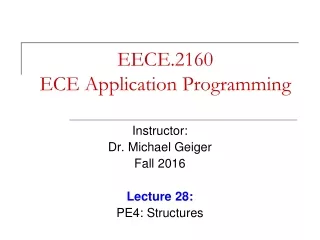 EECE.2160 ECE Application Programming