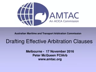 Australian Maritime and Transport Arbitration Commission
