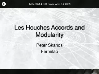 Les Houches Accords and Modularity