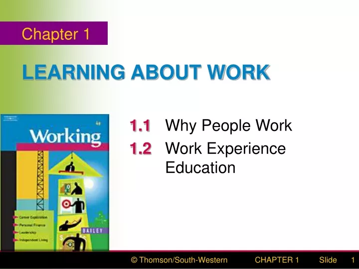 learning about work
