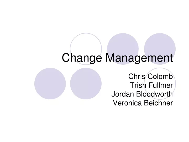 change management