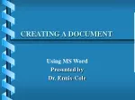 Mastering MS Word: Creating Professional Documents - slide 1