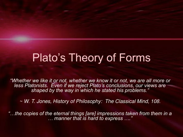 plato s theory of forms