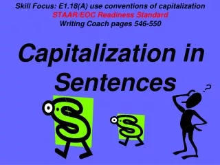Capitalization in Sentences