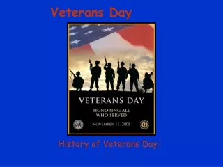 History of Veterans Day