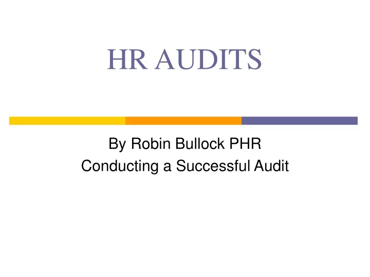 hr audits