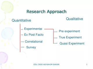 Research Approach