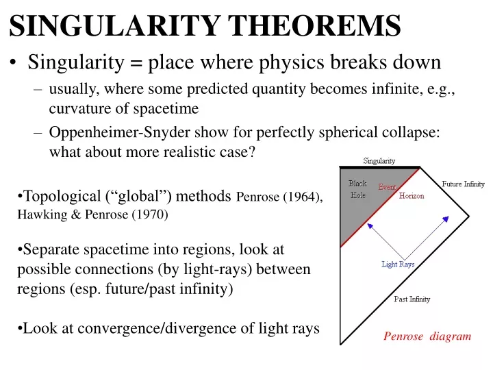 singularity theorems
