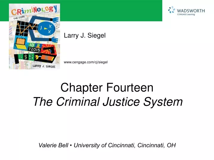 chapter fourteen the criminal justice system