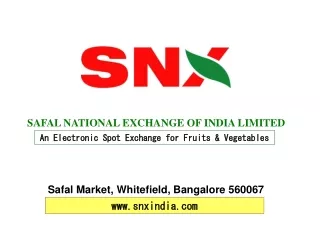 SAFAL NATIONAL EXCHANGE OF INDIA LIMITED