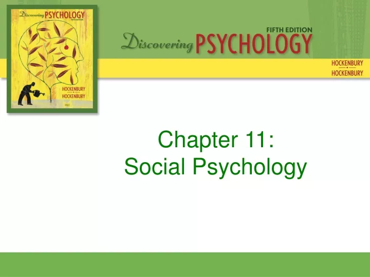 chapter 11 social psychology