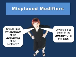 Misplaced Modifiers