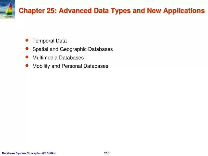 chapter 25 advanced data types and new applications