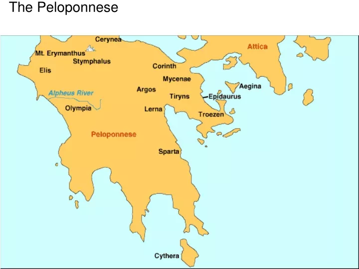 the peloponnese
