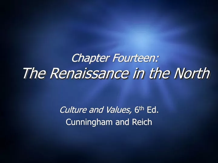 chapter fourteen the renaissance in the north