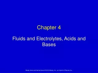 Fluids and Electrolytes, Acids and Bases