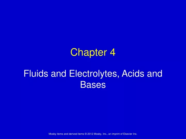 fluids and electrolytes acids and bases