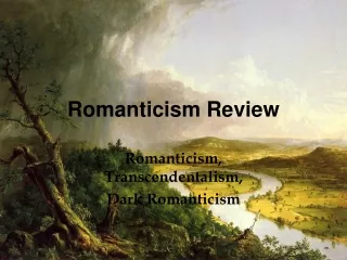 Romanticism Review