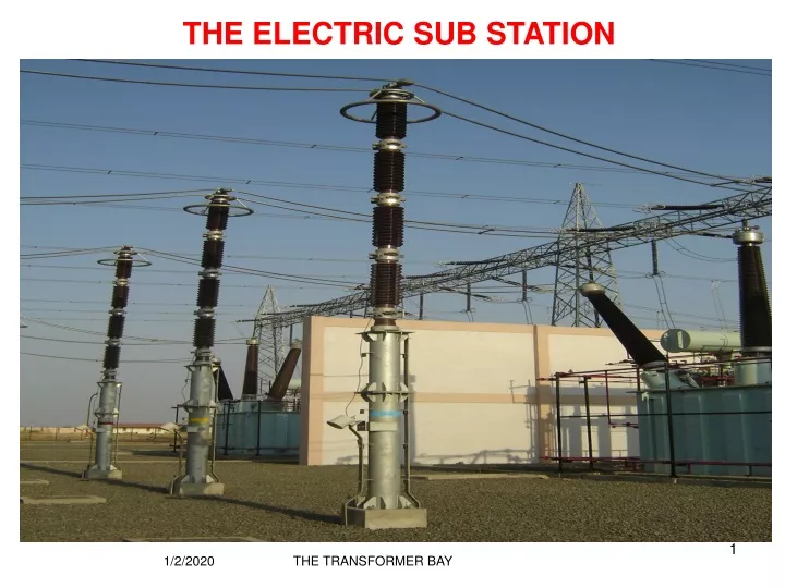 the electric sub station