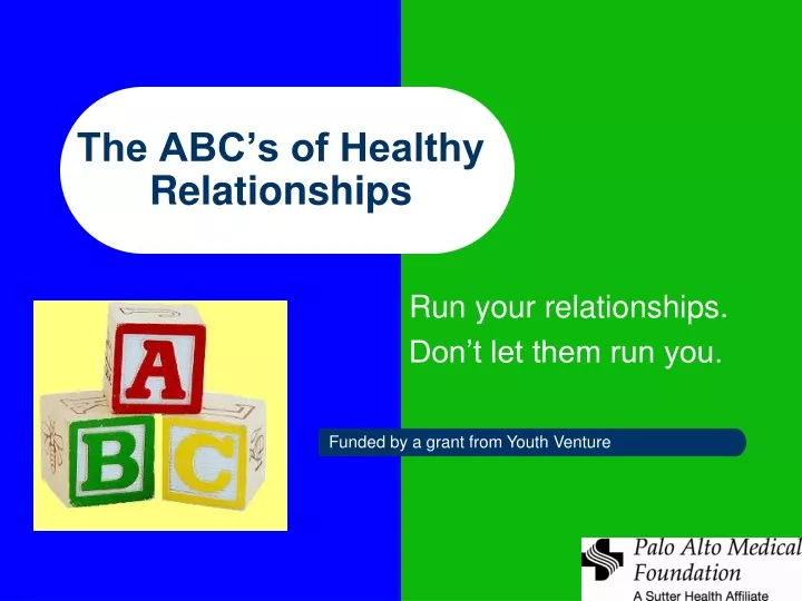 the abc s of healthy relationships
