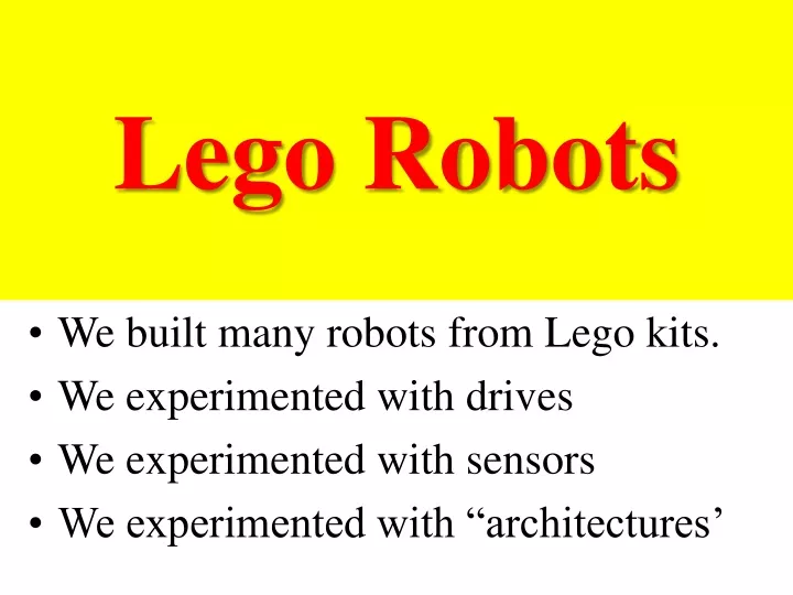 lego robots