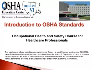 Occupational Health and Safety Course for Healthcare Professionals