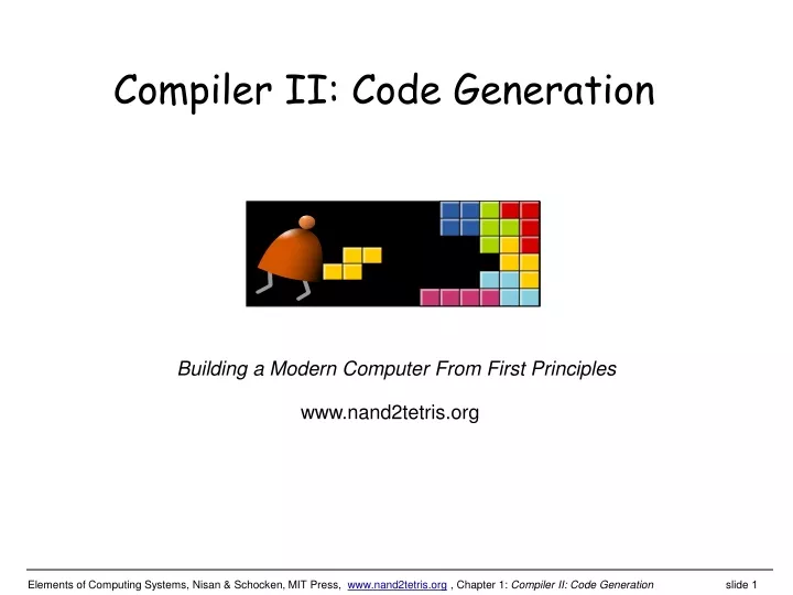 compiler ii code generation