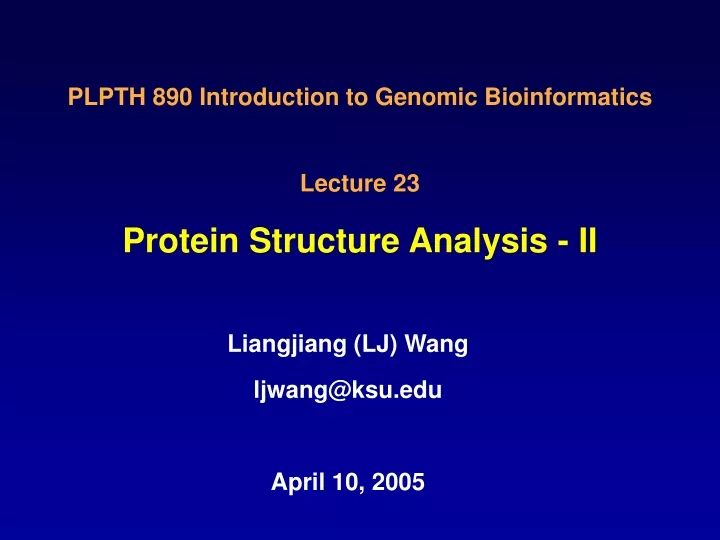 plpth 890 introduction to genomic bioinformatics