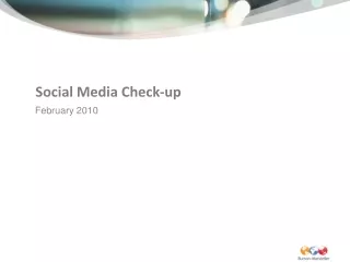 Social Media Check-up