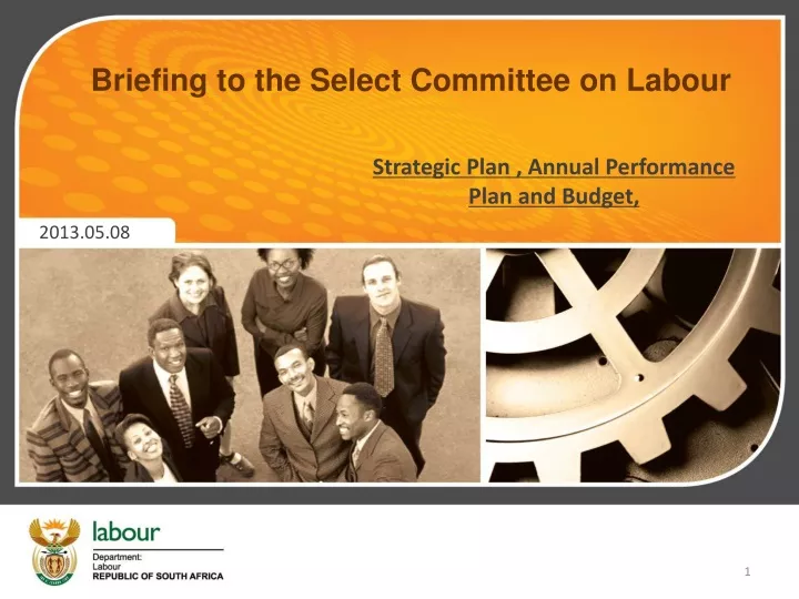 briefing to the select committee on labour