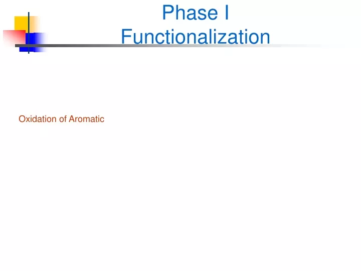 phase i functionalization