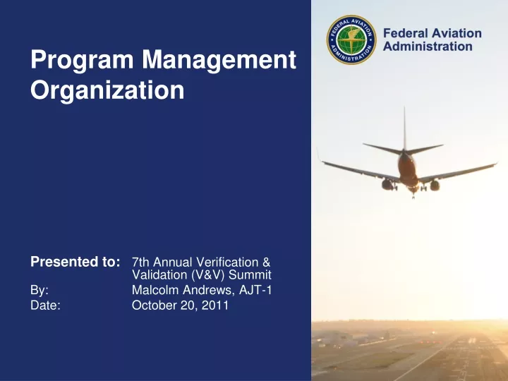 program management organization