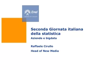 Raffaele Cirullo Head of New Media
