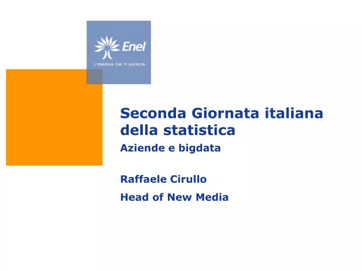 seconda giornata italiana della statistica