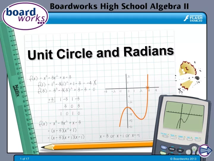 unit circle and radians