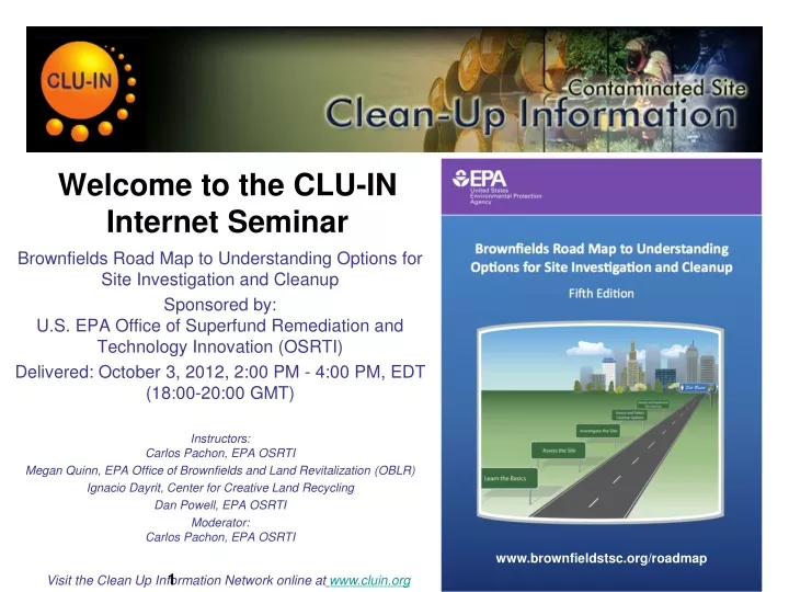 welcome to the clu in internet seminar