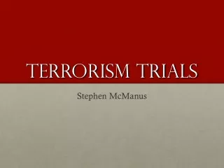 Terrorism Trials
