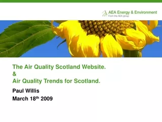 The Air Quality Scotland Website. &amp; Air Quality Trends for Scotland.