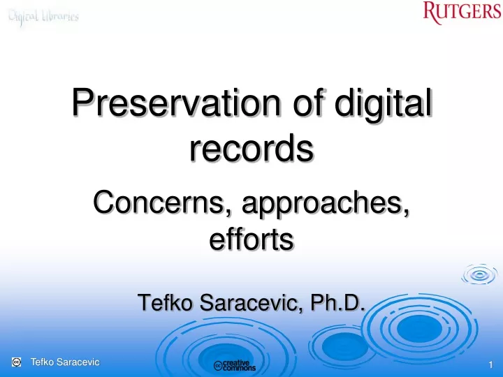 preservation of digital records