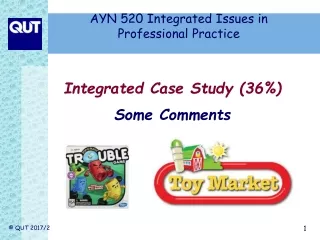 Integra ted  Case Study (36%) Some Comments