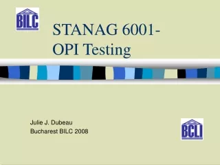 STANAG 6001- 	OPI Testing